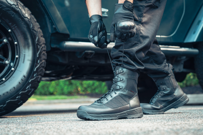 8 Inch Size Zipper Tactical Boot